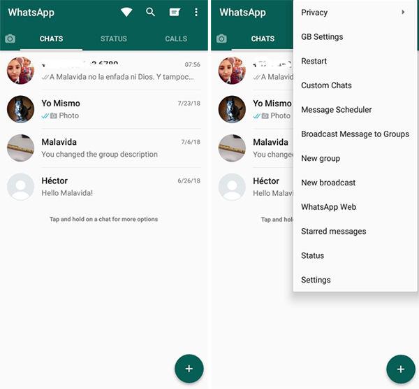 GBWhatsApp Última Versión Actualizar